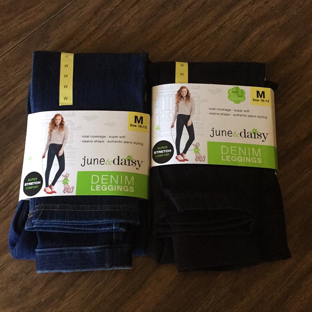 Leggings Black/Denim Blue